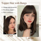 2025 Neues Design🌸Natürliches Haarteil mit Pony für Frauen💇‍♀️
