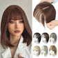 2025 Neues Design🌸Natürliches Haarteil mit Pony für Frauen💇‍♀️