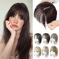 2025 Neues Design🌸Natürliches Haarteil mit Pony für Frauen💇‍♀️