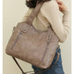 Retro Große Kapazität Verstellbare Crossbody Handtasche