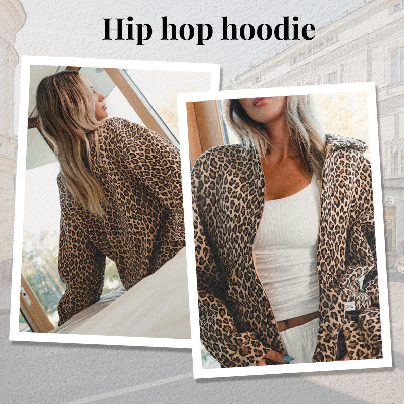 Damen-Outfit mit Leopardenmuster