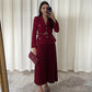🎄✨Weihnachts-Specials 49% RABATT🎄Zweiteiliges Set aus Reversblazer und Faltenrock für Damen 👗(mit Gürtel)