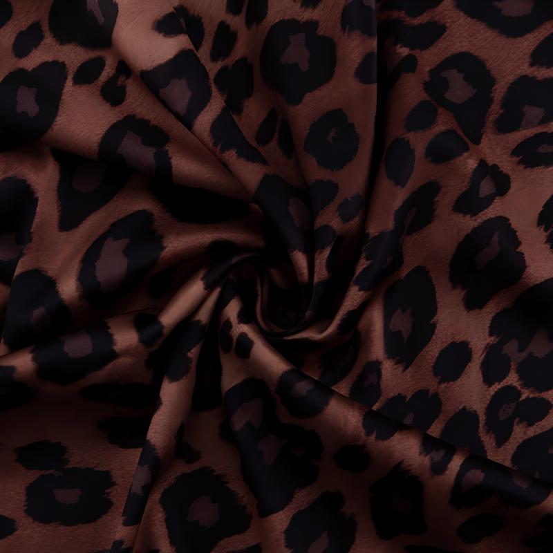 50%off🔥Women's Sexy Leopard Dress with Round Neck & Extra Long Sleeves