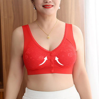 🤩Kaufen Sie 1 und erhalten Sie 1 gratis 🤩Bequemer, nahtloser Damen-BH ohne Bügel mit Frontverschluss