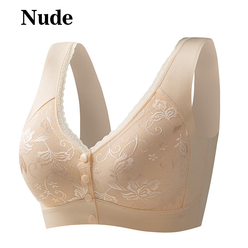🤩Kaufen Sie 1 und erhalten Sie 1 gratis 🤩Bequemer, nahtloser Damen-BH ohne Bügel mit Frontverschluss