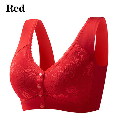 🤩Kaufen Sie 1 und erhalten Sie 1 gratis 🤩Bequemer, nahtloser Damen-BH ohne Bügel mit Frontverschluss