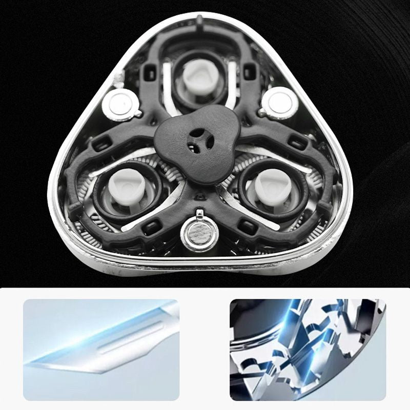 Three-head Portable Electric Shaver