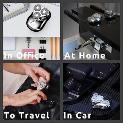 Three-head Portable Electric Shaver