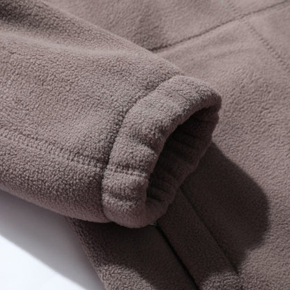 🔥[Bestes Geschenk]🔥 Warme Jacke aus doppelseitigem Kunstfell mit Kapuze🙋‍♂️