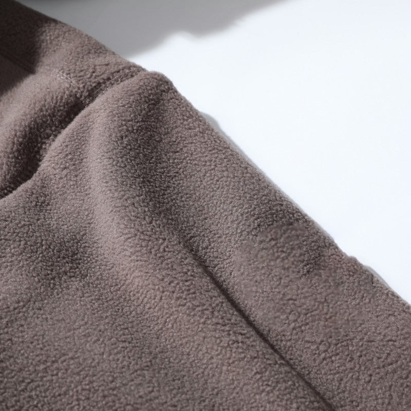 🔥[Bestes Geschenk]🔥 Warme Jacke aus doppelseitigem Kunstfell mit Kapuze🙋‍♂️