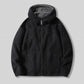 🔥[Bestes Geschenk]🔥 Warme Jacke aus doppelseitigem Kunstfell mit Kapuze🙋‍♂️