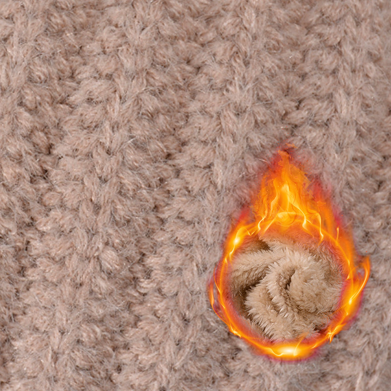 🔥Der Black-Friday-Sale endet bald🔥Women's Winter One-Piece Knitted Beanie Scarf Mask