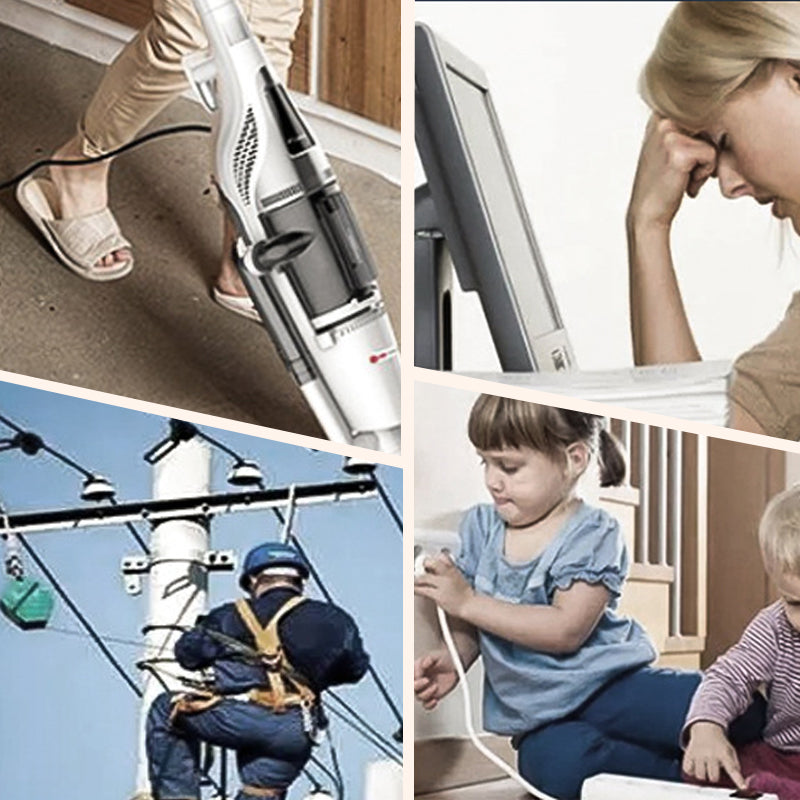 2500 W kindersichere Steckdosenleiste ohne Kabel