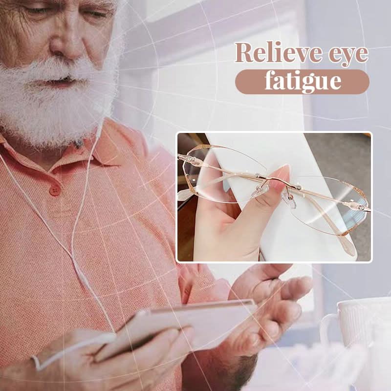 🔥Pousbo® Modieuze anti-blauw licht randloze leesbril🔥