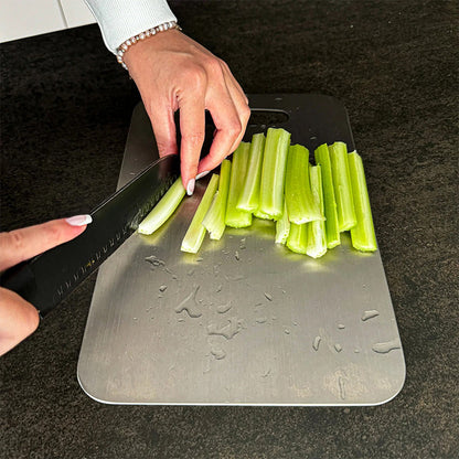 🔥2025 Kitchen Hot Sale 49% OFF🔥Antibacterial Stainless Steel Cutting Board