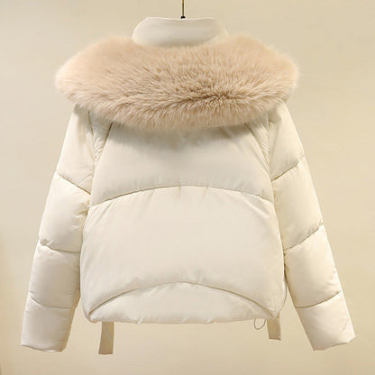 ❄️Winter Specials❄️ Warme Damen-Kurzjacke mit Puffy Collar und durchgehendem Reißverschluss🔥