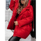❄️Winter-Specials❄️ Women's Solid Color Hooded Cotton Jacket
