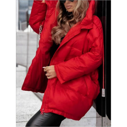❄️Winter-Specials❄️ Women's Solid Color Hooded Cotton Jacket