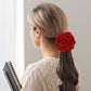 High-Quality Curly Wig with a Rose Hair Claw Clip