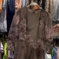 Elegantes, plissiertes, atmungsaktives Damenkleid mit Gürtel