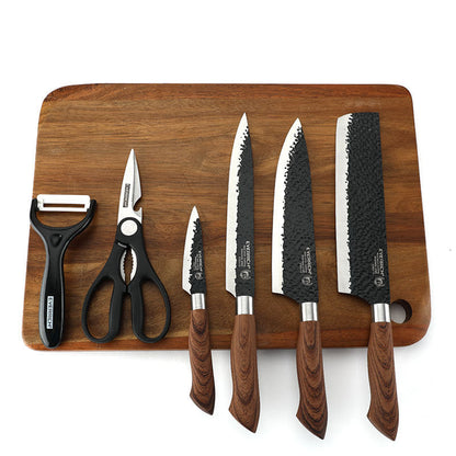🔪📢 50% RABATT! Deutsches Profi-Kochmesserset – 6-teiliges Set aus rostfreiem Edelstahl ✨