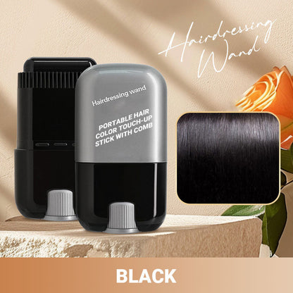 🥰3 kaufen und 3 🥰geschenkt bekommen-Tragbarer Haarfärbestift mit Kamm