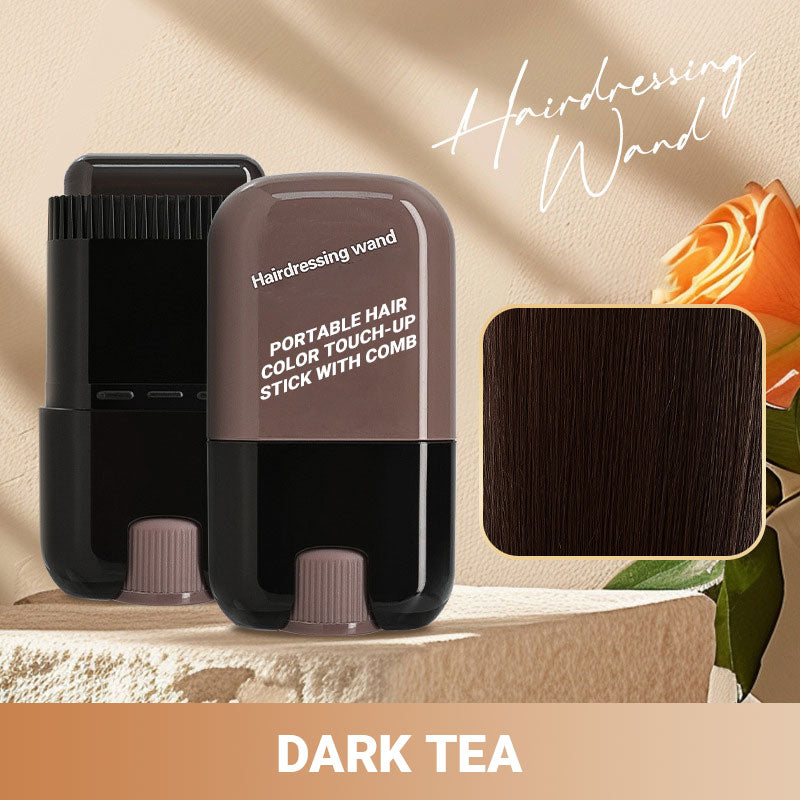 🥰3 kaufen und 3 🥰geschenkt bekommen-Tragbarer Haarfärbestift mit Kamm