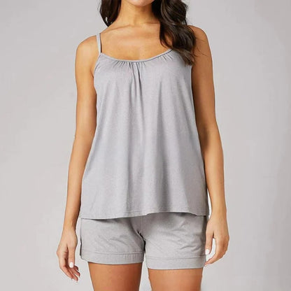 🎁Schneller Verkauf – 49% Rabatt🌺 Locker sitzendes Tanktop mit integriertem BH