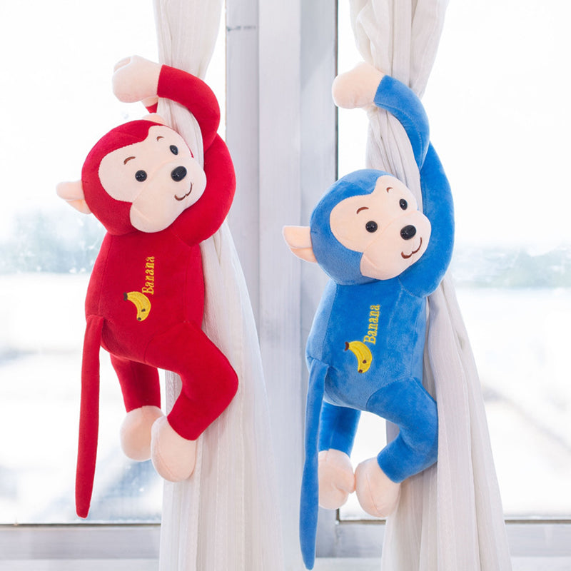 🐒Kreativer Vorhang-Raffhalter mit Affenmotiv und Druckknopf