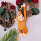 🐒Kreativer Vorhang-Raffhalter mit Affenmotiv und Druckknopf