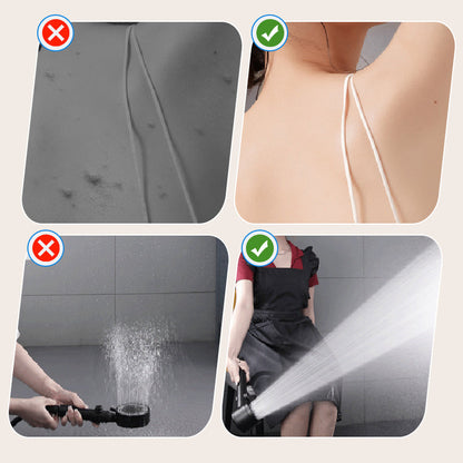 🚿 4-Stufen-Duschkopf mit Hochdruck & Filter – Perfekte Duscherlebnis!