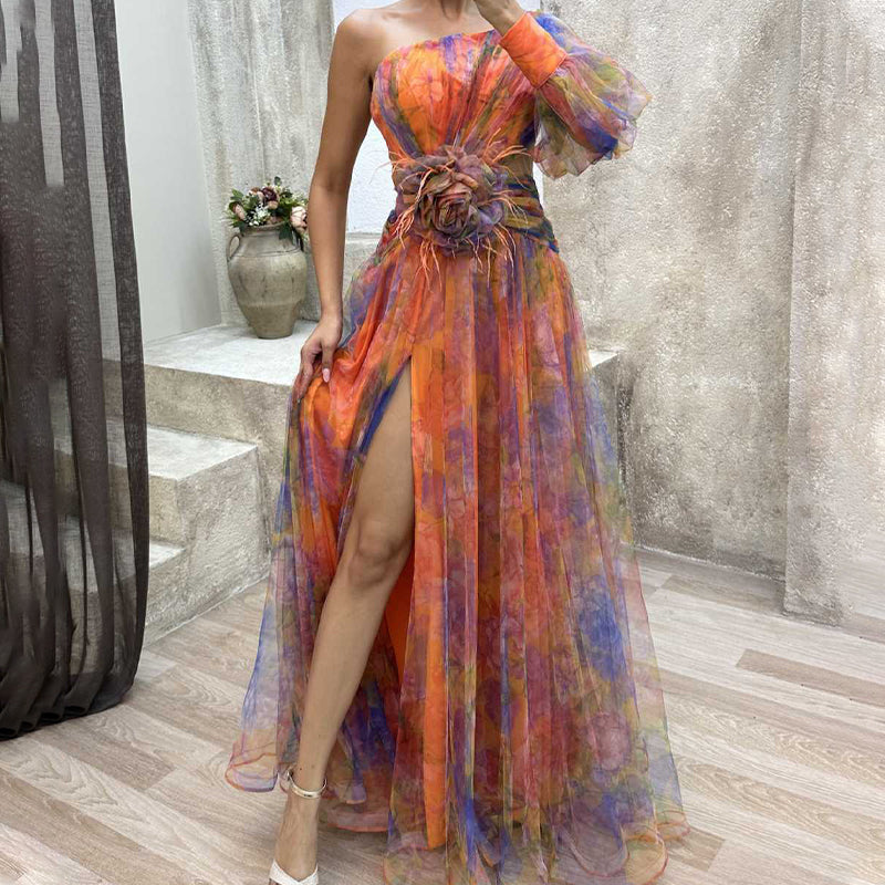 🌸Frühjahrs-Specials🌸 Damen Tüll Unregelmäßiges Kleid Kleider - Gratis Versand