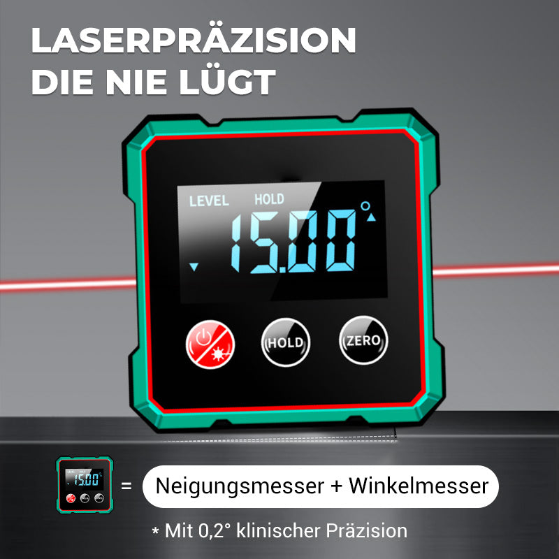 🔥Magnetischer digitaler Winkelmesser mit elektronischem Laser