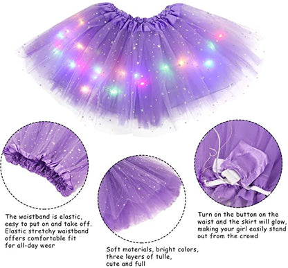 💕 50% RABATT! ✨ Magischer LED-Tutu-Rock – Leuchtend, leicht & verspiel – Ideal für Partys, Festivals & besondere Anlässe 🌸