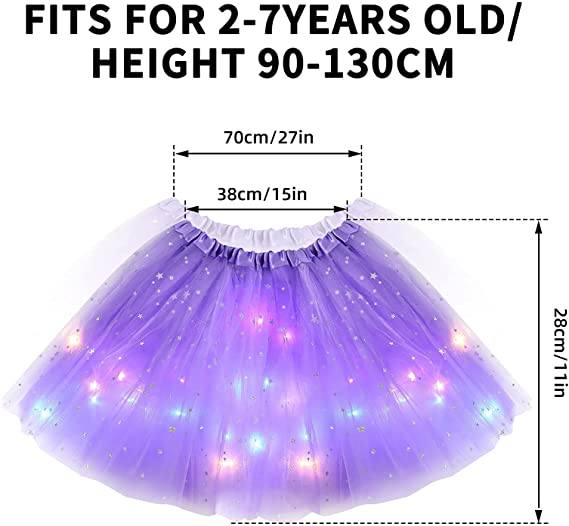 💕 50% RABATT! ✨ Magischer LED-Tutu-Rock – Leuchtend, leicht & verspiel – Ideal für Partys, Festivals & besondere Anlässe 🌸
