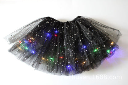 💕 50% RABATT! ✨ Magischer LED-Tutu-Rock – Leuchtend, leicht & verspiel – Ideal für Partys, Festivals & besondere Anlässe 🌸