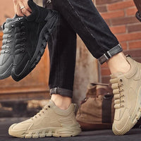 Men's Thick Sole Non-Slip Casual Walking Shoes