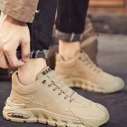 Men's Thick Sole Non-Slip Casual Walking Shoes