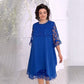 🌟Transparentes Spitzenkleid in Layering-Optik🌟