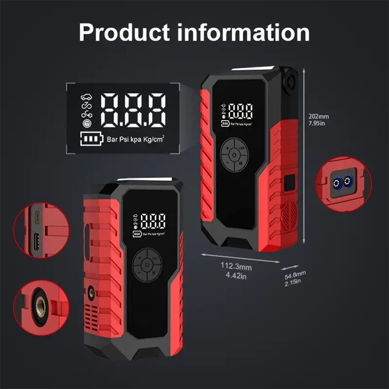 🔥Sommer-Promotion🔥Portable 12V Car Jump Starter