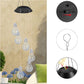🌠2025 Neues Design🌠💡Buntes LED-Solar-Glühbirnen-Windspiel🌈