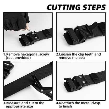 💪Zeitlich begrenztes Sonderangebot🔥Automatik-Schnalle Stretch-Nylon-Gürtel für Männer