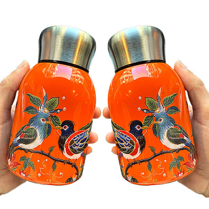 🔥2 KAUFEN, 1 GRATIS🔥Stilvolle & tragbare isolierte Wasserflasche🎒 Halten Sie Getränke heiß oder kalt, genießen Sie frische Getränke jederzeit und überall!