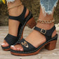 🪧Großer Wertansturm🌟Damen Sandalen mit Blockabsatz