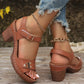 🪧Großer Wertansturm🌟Damen Sandalen mit Blockabsatz