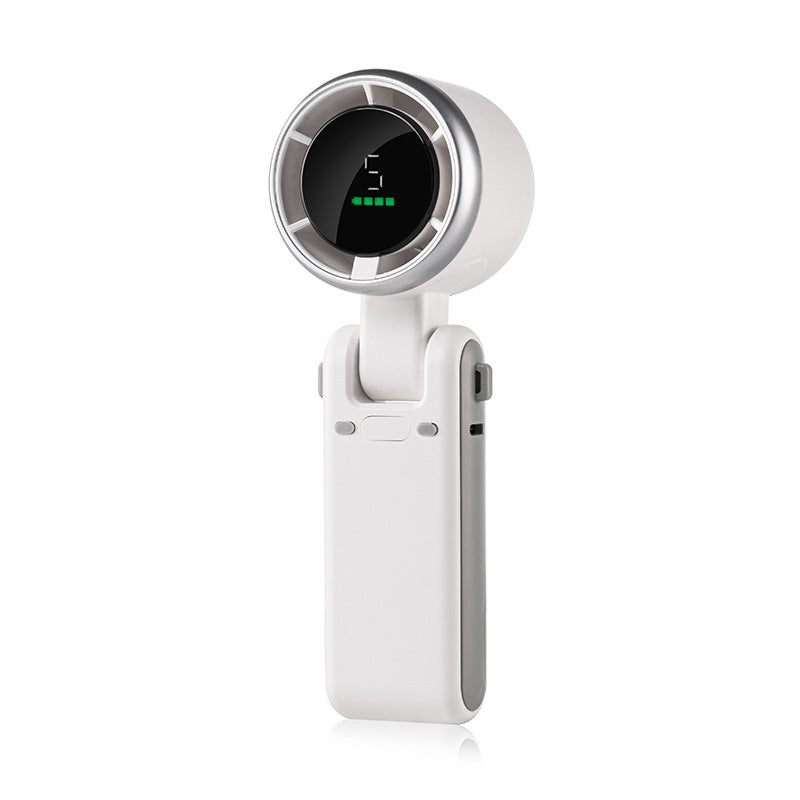 🌞Hot Sale 50% OFF🎁 ❄️Summer Savior A Hand-sized Hair Dryer💨5-Speed Foldable Handheld Fan Portable Design, Perfect Summer Companion!