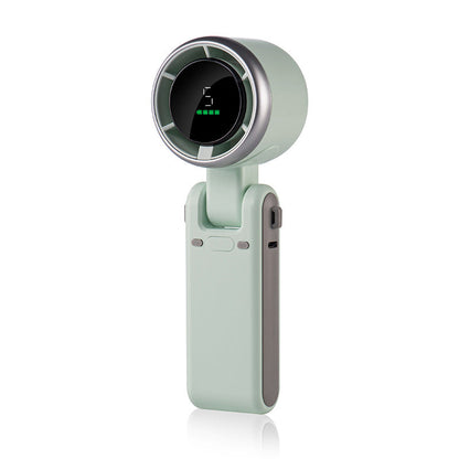 🌞Hot Sale 50% OFF🎁 ❄️Summer Savior A Hand-sized Hair Dryer💨5-Speed Foldable Handheld Fan Portable Design, Perfect Summer Companion!