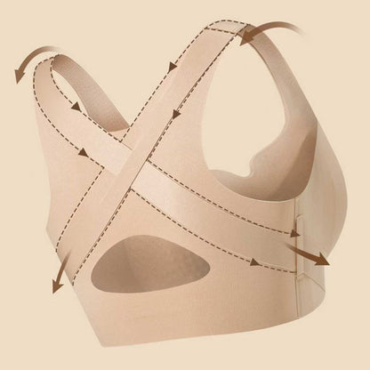 📢📢50% Rabatt!! ⏰Nahtloser BH mit Rückenstütze und Frontverschluss für Damen