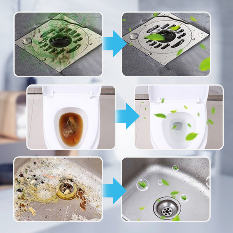 🌏🍃Multifunktionales, leistungsstarkes Abflussreinigerpulver gegen Verstopfungen✨