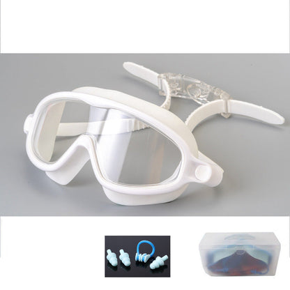 🎁Anti-Fog Swimming Goggles for Kids with Nose Clip & Ear Plugs